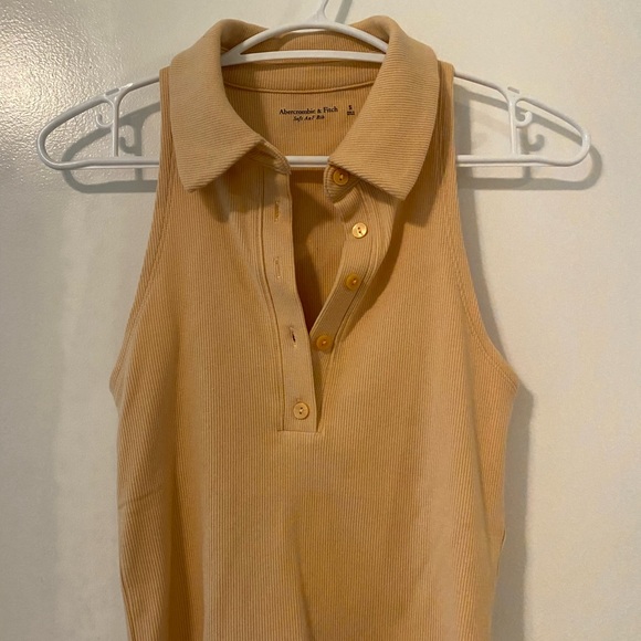Abercrombie & Fitch Soft Polo Henley Tank Top - Picture 4 of 5
